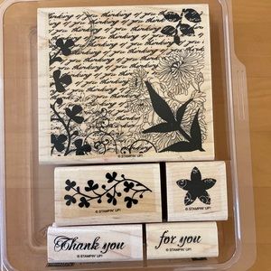 Stampin’ Up! Fresh Cuts 5-Piece Floral & Background Stamp Set